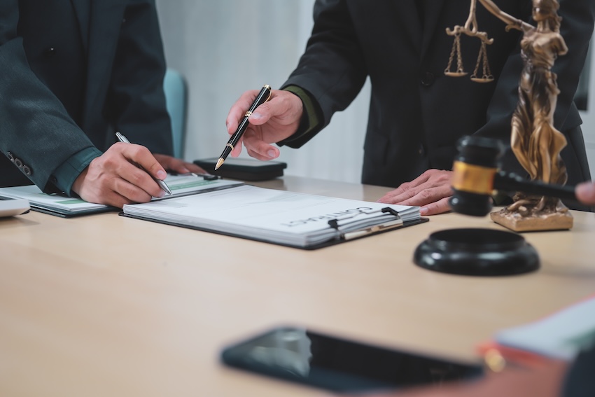 Confident couple with peace of mind after completing comprehensive estate plan with The Woodlands attorney